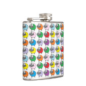 Cute Cartoon Rainbow Sheep Heupfles (Rechts)