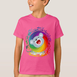 Cute Cartoon Rainbow White Lion Children T-Shirt