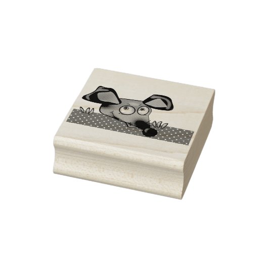 Cute cartoon rat mouse Nieuw jaar 2020 symbool kin Rubberstempel (Stempel)