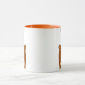 Cute Cartoon Reading Beer and Cubs Mok (Midden)