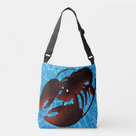 Cute Cartoon Red Lobster Crossbody Tas