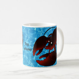 Cute Cartoon Red Lobster Koffiemok