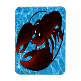 Cute Cartoon Red Lobster Magnet Magneet
