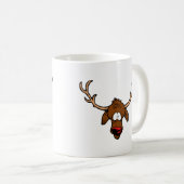 Cute Cartoon Reindeer Koffiemok (Voorkant rechts)