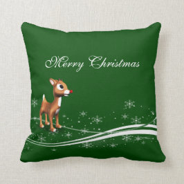 Cute Cartoon Reindekerst Kussen