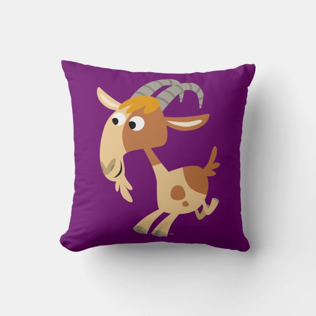 Cute Cartoon Renne Geit Kussen (Voorkant)