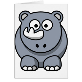 Cute Cartoon Rhino