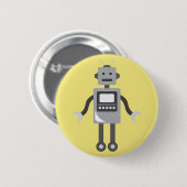 Cute Cartoon Robot Ronde Button 5,7 Cm (Voorkant /achterkant)