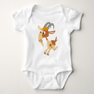Cute Cartoon Running Goat Baby Apparel Romper