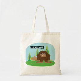 Cute Cartoon Sasquatch Tote Bag