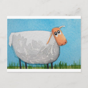 Cute cartoon schaap Gordon Bruce art Briefkaart