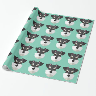 Cute Cartoon Schnauzer! Cadeaupapier