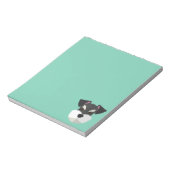 Cute Cartoon Schnauzer! Notitieblok (Linkerzijde)