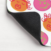 Cute Cartoon Scribbles Fun Gekke Bubblegum Head Muismat (Hoek)