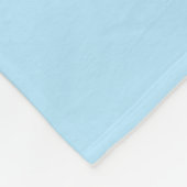 Cute Cartoon Sheep Blue Fleece Blanket Deken (Hoek)