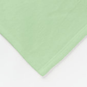 Cute Cartoon Sheep Green Fleece Blanket Deken (Hoek)