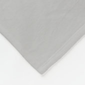 Cute Cartoon Sheep Grey Name Fleece Blanket Deken (Hoek)