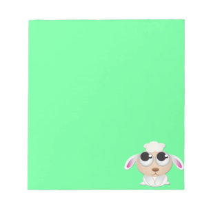 Cute Cartoon Sheep Notitieblok