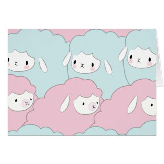 Cute Cartoon Sheep Pattern