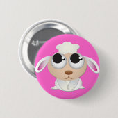 Cute Cartoon Sheep Ronde Button 5,7 Cm (Voorkant /achterkant)