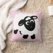 Cute Cartoon Sheep Sierkussen (Deken)