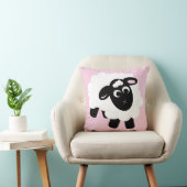 Cute Cartoon Sheep Sierkussen (Stoel)
