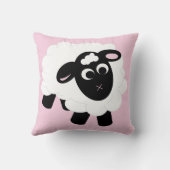 Cute Cartoon Sheep Sierkussen (Achterkant)