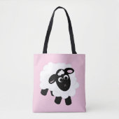 Cute Cartoon Sheep Tote Bag (Voorkant)