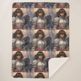 Cute Cartoon Sherpa Blanket Sherpa Deken