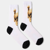 Cute Cartoon Shih Tzu Dog Socks Sokken (Rechts)