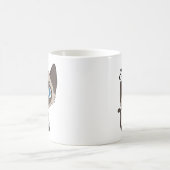 Cute Cartoon Siamese Cat Koffiemok (Center)