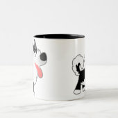 Cute Cartoon Siberian Husky Mok (Center)