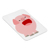 Cute Cartoon Singing Pig Flexible Magnet Magneet (Rechterzijde)