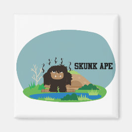 Cute Cartoon Skunk Ape Magneet