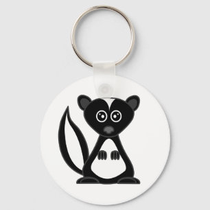Cute Cartoon Skunk Sleutelhanger