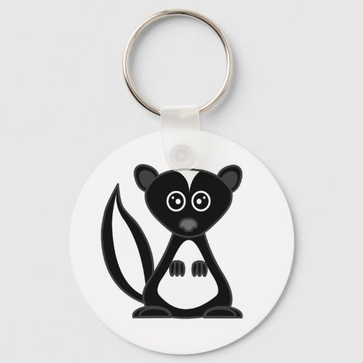 Cute Cartoon Skunk Sleutelhanger (Voorkant)