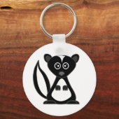 Cute Cartoon Skunk Sleutelhanger (Voorkant)