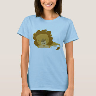 Cute Cartoon Slaande Leeuw Vrouwen T-Shirt