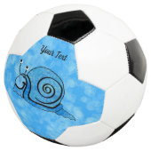 Cute Cartoon Slak Blue Tie Dye Pattern Shell Voetbal (Drie kwart)