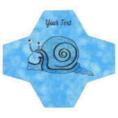 Cute Cartoon Slak Blue Tie Dye Pattern Shell Voetbal (Enkel)