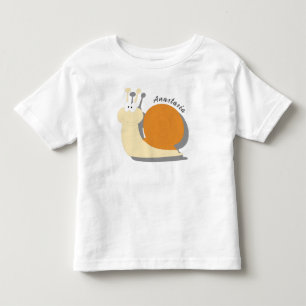 Cute cartoon slak op maat kinder shirts