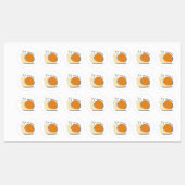 Cute cartoon slak op maat labels (Vel)