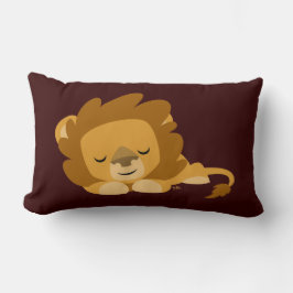 Cute Cartoon Slapende Lion Pillow Kussen