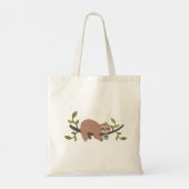 Cute Cartoon Sloth Tote Bag (Achterkant)