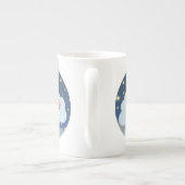 Cute Cartoon Slumbering Piglets Bone China Mok (Achterkant)