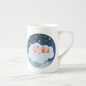 Cute Cartoon Slumbering Piglets Bone China Mok (Rechts)