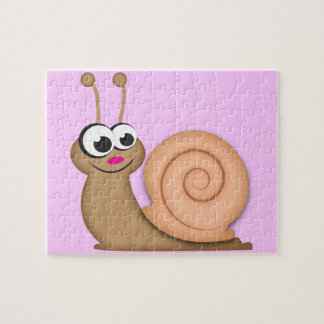 Cute Cartoon Snail Legpuzzel
