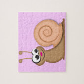 Cute Cartoon Snail Legpuzzel (Verticaal)
