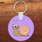 Cute Cartoon Snail Sleutelhanger (Voorkant)