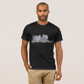 Cute Cartoon Sneaky Elephant T-Shirt (Voorkant volledig)